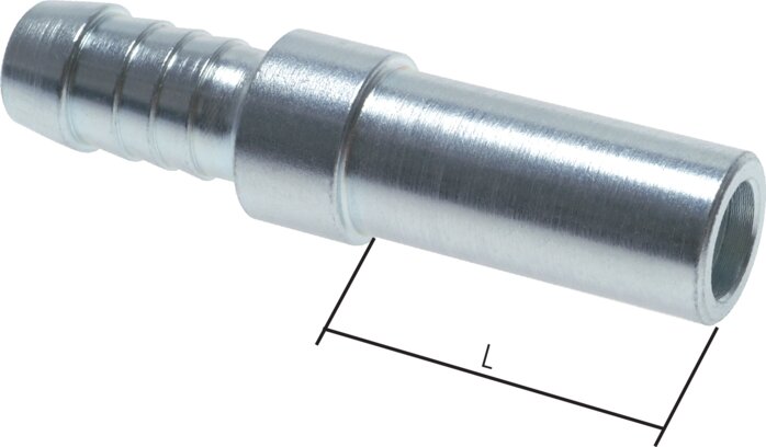 Exemplary representation: Hose nipple with pipe socket (heavy-duty series)