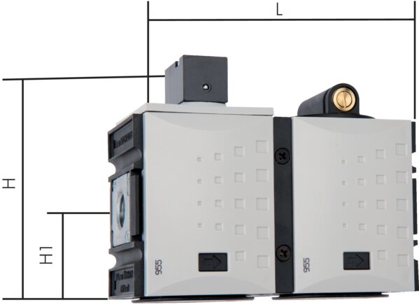 Exemplary representation: Filling unit, pneumatically operated (Futura)