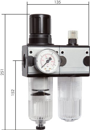 Exemplary representation: 2-part maintenance unit - Multifix series 2