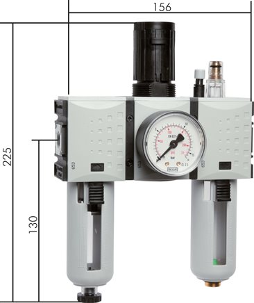 Exemplary representation: 3-part maintenance unit - Futura series 1