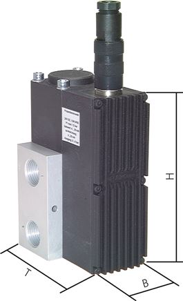 Exemplary representation: Proportional pressure regulator