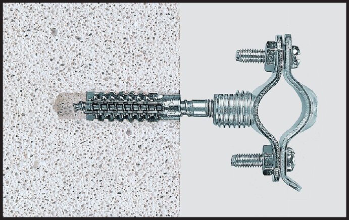 Application examples: Fischer FMD metal expansion dowel application