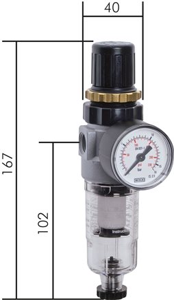 Exemplary representation: Filter regulator - Mini