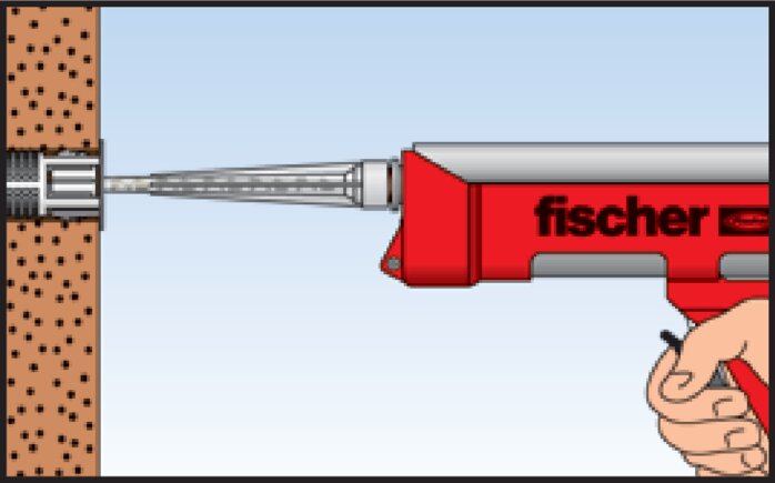 Application examples: Fischer anchor sleeve for injection mortar (assembly 2)