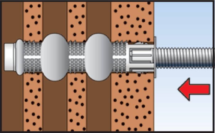 Application examples: Fischer anchor sleeve for injection mortar (assembly 3)