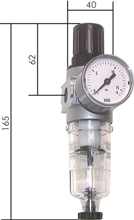 Exemplary representation: Filter regulator - Multifix series 0