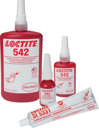 Exemplary representation: Loctite anaerobic thread sealants