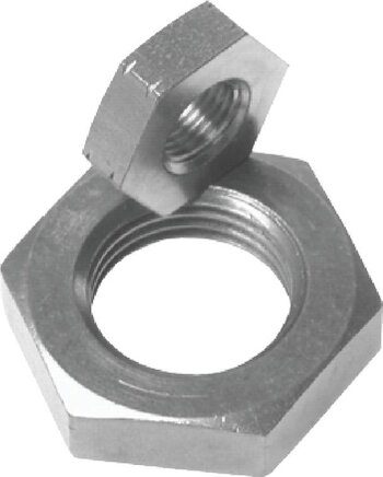 Exemplary representation: Piston rod nut, V4A