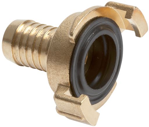 Exemplary representation: Garden hose quick coupling with grommet, brass