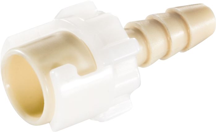 Exemplary representation: Coupling socket with grommet, polypropylene