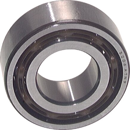 Exemplary representation: two-row angular contact ball bearing DIN 628, open