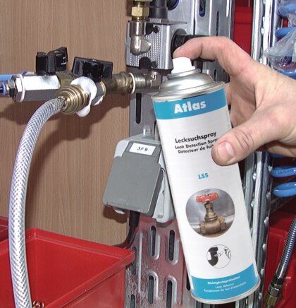 Application examples: Leak detection spray