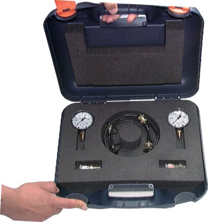 Exemplary representation: Measuring equipment case (measuring equipment, measuring hoses)