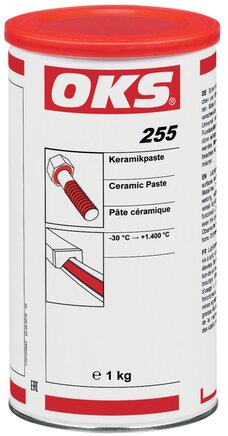 Exemplary representation: OKS 255, ceramic paste (tin)