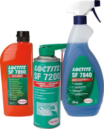 Exemplary representation: Loctite cleaner