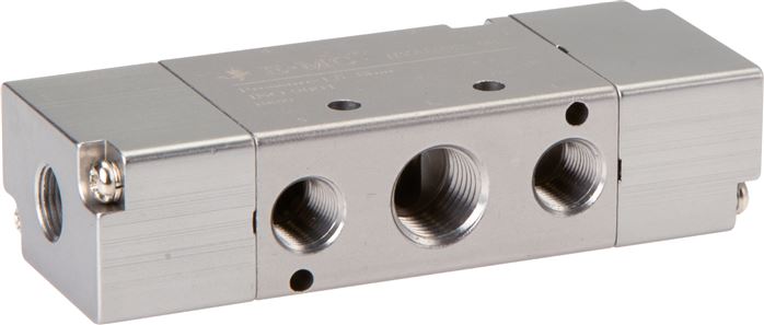 Exemplary representation: 5/2-way pneumatic pulse valve