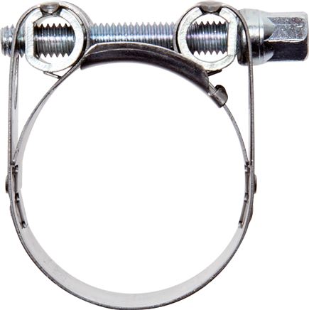 Exemplary representation: hinge bolt clamp