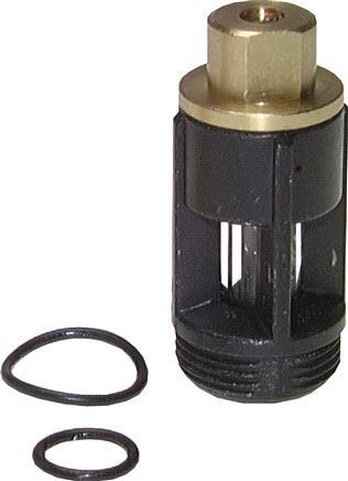 Exemplary representation: Replacement drip caps for oiler - Multifix, metal / glass