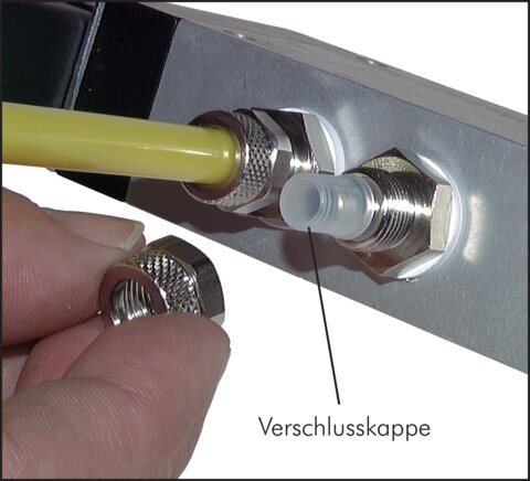 Application examples: Sealing cap for CK screw connection