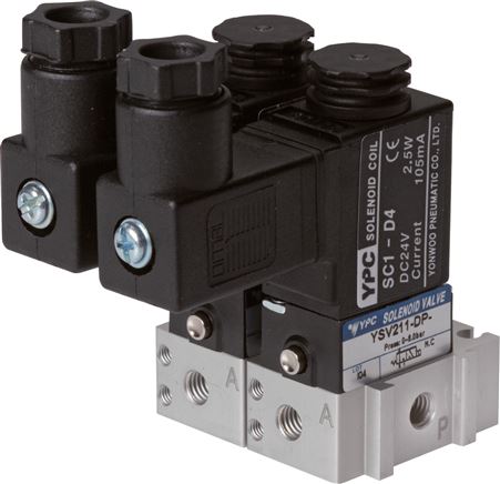 Application examples: Interlinked valves