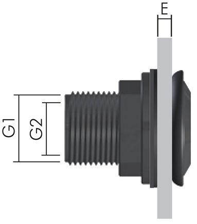 Application examples: Assembly: 2. Tighten the lock nut (max. 10 Nm)