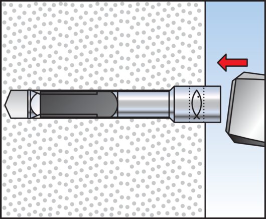 Application examples: Fischer FPX-I aerated concrete anchor assembly 1