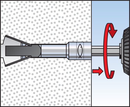 Application examples: Fischer FPX-I aerated concrete anchor assembly 3