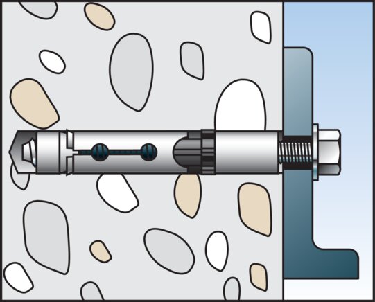 Application examples: Fischer FH II-I high performance anchor application