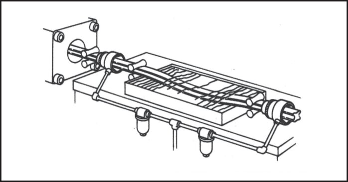 Application examples: Cooling and cleaning after extrusion