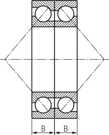 Application examples: Axial forces are absorbed in both directions