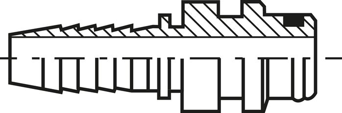 Exemplary representation: Press fitting for wash hose, STW